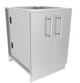 Sunstone 24", 30", & 36" Full Height Double Door Base Cabinet with Two Shelves by Sunstone, perfect for outdoor kitchen storage and organization.